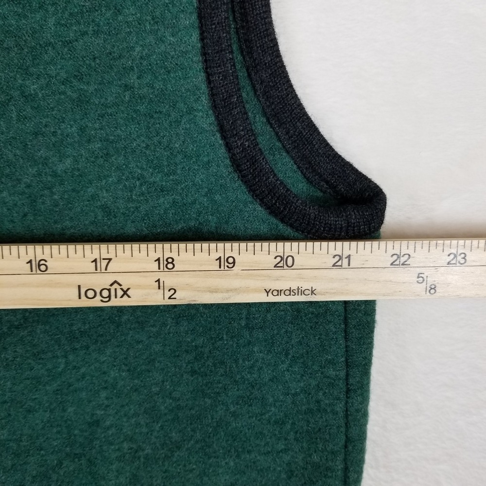 Geiger Collection Mens Green Boiled Wool Vest Austria Tyrolean Crest Button 50 - Picture 5 of 7